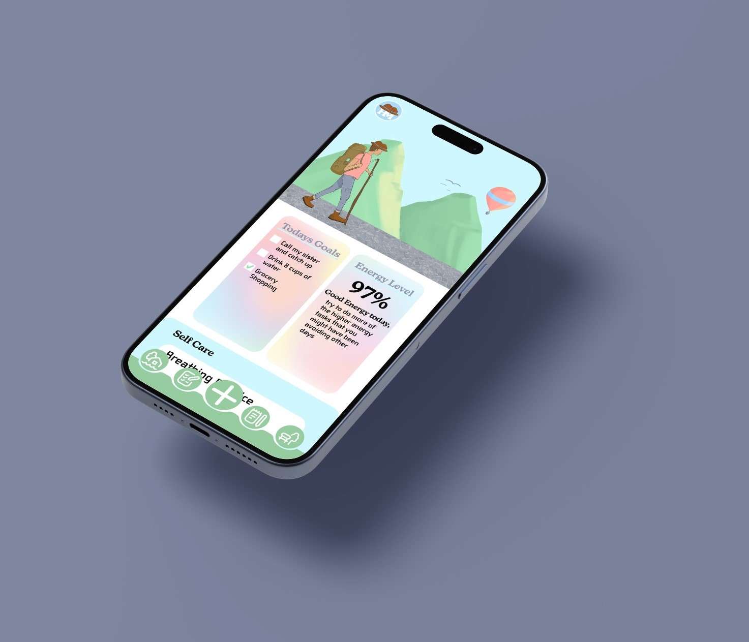 Home Screen Mockup
